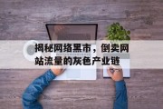 揭秘网络黑市，倒卖网站流量的灰色产业链