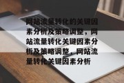 网站流量转化的关键因素分析及策略调整，网站流量转化关键因素分析及策略调整，网站流量转化关键因素分析