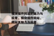 模块插件网站的魅力与应用，模块插件网站，揭秘其魅力与应用