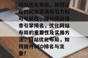 网站优化布局，如何让你的网站更具吸引力和可导航性，提升网站搜索引擎排名，优化网站布局的重要性及实用方法，网站优化布局，如何提升SEO排名与流量?