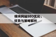 模块网站SEO优化，优势与策略解析