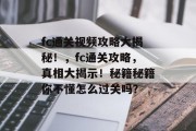 fc通关视频攻略大揭秘!,fc通关攻略,真相大揭示!秘籍秘籍你不懂怎么过关吗?