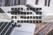 绝地求生，枪战狂潮神秘通关秘籍解析，绝地求生，神秘通关秘籍解析，枪战中的生存智慧大作战!