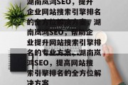 湖南岚鸿SEO，提升企业网站搜索引擎排名的全方位解决方案，湖南岚鸿SEO，帮助企业提升网站搜索引擎排名的专业方案，湖南岚鸿SEO，提高网站搜索引擎排名的全方位解决方案