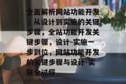 全面解析网站功能开发，从设计到实施的关键步骤，全站功能开发关键步骤，设计-实施一步到位，网站功能开发的关键步骤与设计-实施全过程