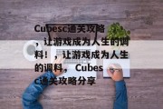 Cubesc通关攻略，让游戏成为人生的调料！，让游戏成为人生的调料， Cubesc通关攻略分享