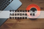 中宁智能网站搭建，助力企业转型升级，开启数字营销新篇章