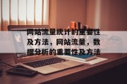 网站流量统计的重要性及方法，网站流量，数据分析的重要性及方法