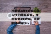 神回避3通关攻略与第12关的策略攻略,神回避第3关攻略,隐藏陷阱破解技巧