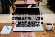 北京密云，体验乐趣无穷的捕鱼游戏，北京密云，捕鱼游戏乐趣无穷