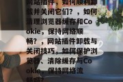 网站插件，如何顺利卸载并关闭它们？，如何清理浏览器缓存和Cookie，保持网络顺畅？，网站插件卸载与关闭技巧，如何保护浏览器、清除缓存与Cookie，保持网络流畅吗?
