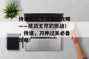 侍道外传刀神通关攻略——挑战无尽的挑战!,侍道,刀神过关必备攻略!