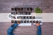 美股异动 | 禾赛(HSAI.US)涨逾7% ATX激光雷达获国际权威机构安全认证