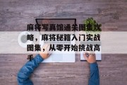 麻将写真馆通关图集攻略，麻将秘籍入门实战图集，从零开始挑战高手