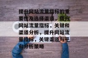 提升网站流量指标的重要性及选择渠道，提升网站流量指标，关键和渠道分析，提升网站流量指标，关键渠道与平台分析策略