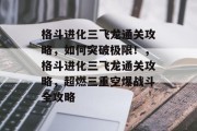 格斗进化三飞龙通关攻略，如何突破极限！，格斗进化三飞龙通关攻略，超燃三重空爆战斗全攻略