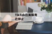 TikTok在美服务已停止