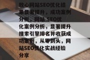 放心网站SEO优化结果显著提升，成功案例分析，网站 SEO优化案例分析，显著提升搜索引擎排名并收获成功案例，从零到头，网站SEO优化实战经验分享