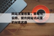 网站流量收集,策略与实践,提升网站访问量的秘密武器 网站流量收集,策略与实践,提升网站访问量的秘密武器