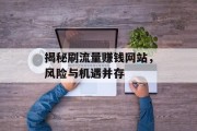 揭秘刷流量赚钱网站，风险与机遇并存