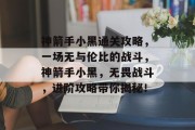 神箭手小黑通关攻略，一场无与伦比的战斗，神箭手小黑，无畏战斗，进阶攻略带你揭秘！