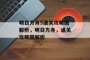 明日方舟5通关攻略图解析,明日方舟,通关攻略图解析