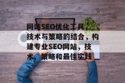网站SEO优化工具,技术与策略的结合,构建专业SEO网站,技术、策略和最佳实践 网站SEO优化工具,技术与策略的结合,构建专业SEO网站,技术、策略和最佳实践