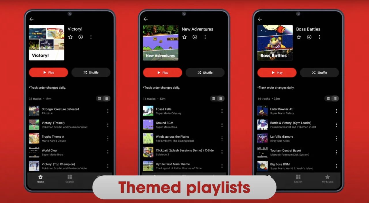 任天堂音乐 App 上线,为 Switch Online 会员提供众多经典游戏原声