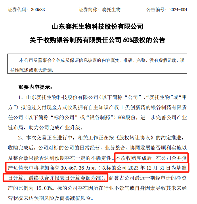 百亿A股,拟发起医药并购!