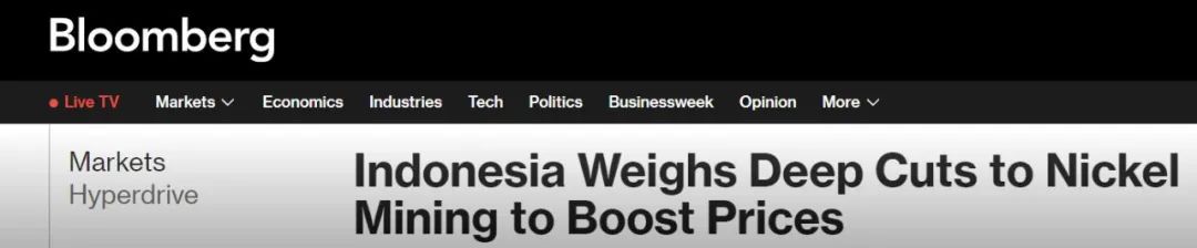“印尼考虑减产1.22亿吨镍矿”!市场人士:有些离谱