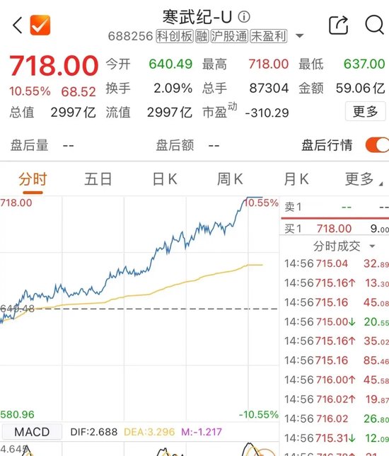 午后,翻红!