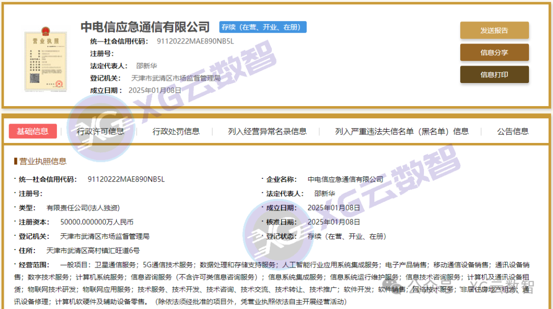 5亿元!中国电信成立新公司