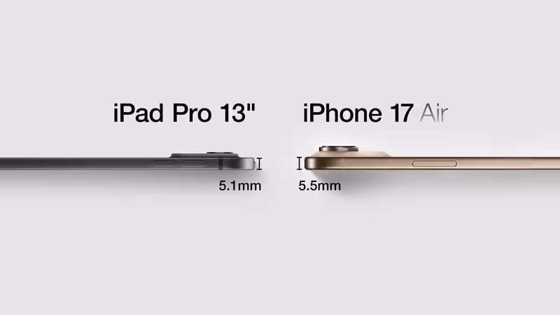 5.5mm!苹果最薄iPhone 17 Air将接棒Plus机型,有望引爆手机新风尚