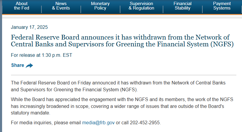 学特朗普?美联储意外宣布“退群”