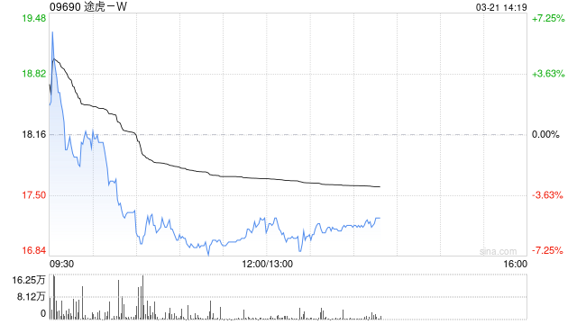 大摩:予途虎-W目标价22港元 评级“增持”