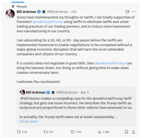 美国将陷“经济核冬”?华尔街大佬再劝特朗普:暂缓“对等关税”1-3个月