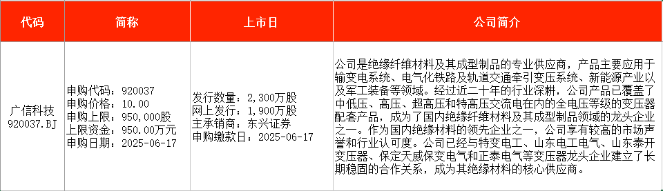本周2只新股申购,国网、南网“小伙伴”来了