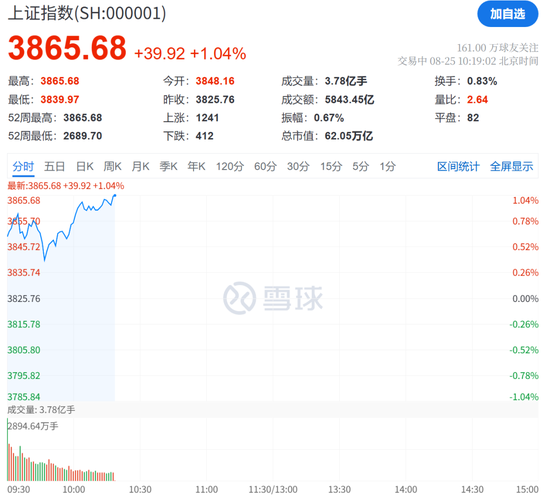 稀土板块飙涨,芯片股持续火热,寒武纪继续走高!德科立、金力永磁,20%涨停