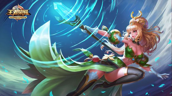 网游女角色原画壁纸