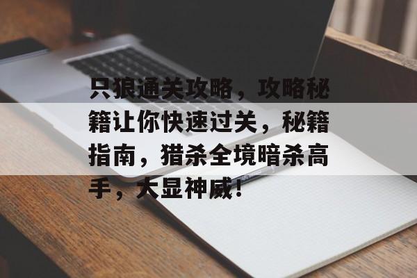 只狼通关攻略,攻略秘籍让你快速过关,秘籍指南,猎杀全境暗杀高手,大显神威! 只狼通关攻略,攻略秘籍让你快速过关,秘籍指南,猎杀全境暗杀高手,大显神威!