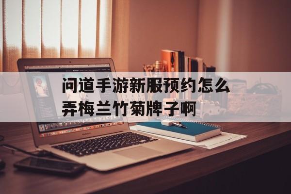问道手游新服预约怎么弄梅兰竹菊牌子啊 问道手游新服预约怎么弄梅兰竹菊牌子啊