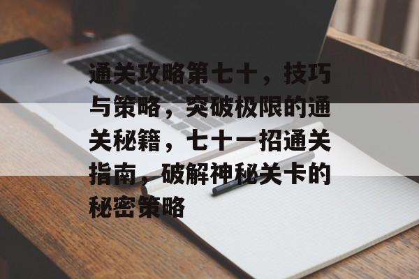 通关攻略第七十,技巧与策略,突破极限的通关秘籍,七十一招通关指南,破解神秘关卡的秘密策略 通关攻略第七十,技巧与策略,突破极限的通关秘籍,七十一招通关指南,破解神秘关卡的秘密策略