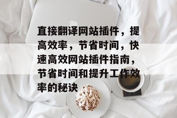 直接翻译网站插件,提高效率,节省时间,快速高效网站插件指南,节省时间和提升工作效率的秘诀 直接翻译网站插件,提高效率,节省时间,快速高效网站插件指南,节省时间和提升工作效率的秘诀