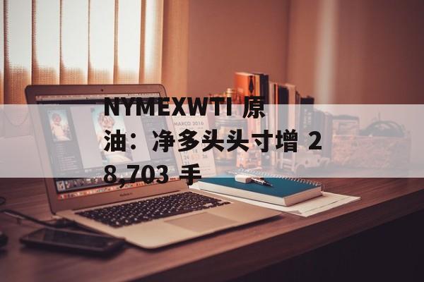 NYMEXWTI 原油：净多头头寸增 28,703 手