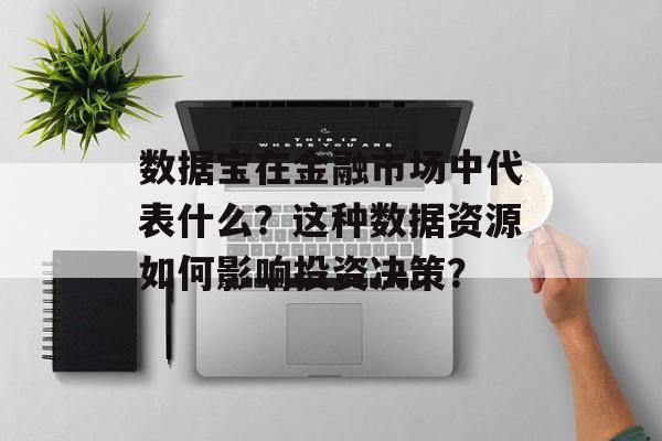 数据宝在金融市场中代表什么?这种数据资源如何影响投资决策? 数据宝在金融市场中代表什么?这种数据资源如何影响投资决策?