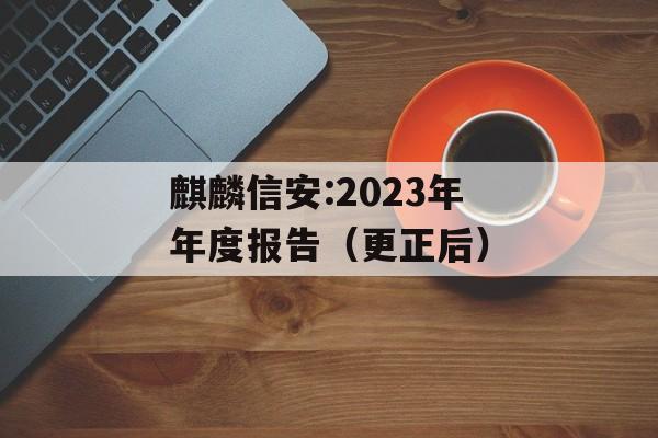 麒麟信安:2023年年度报告(更正后) 麒麟信安:2023年年度报告(更正后)