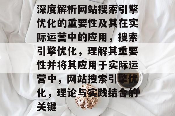 深度解析网站搜索引擎优化的重要性及其在实际运营中的应用，搜索引擎优化，理解其重要性并将其应用于实际运营中，网站搜索引擎优化，理论与实践结合的关键