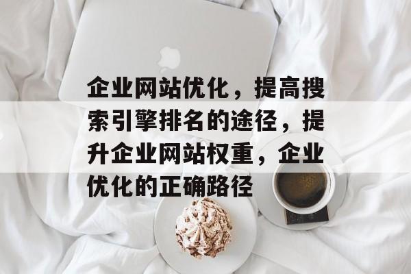 企业网站优化，提高搜索引擎排名的途径，提升企业网站权重，企业优化的正确路径