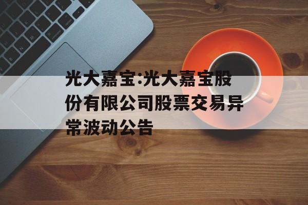 光大嘉宝:光大嘉宝股份有限公司股票交易异常波动公告 光大嘉宝:光大嘉宝股份有限公司股票交易异常波动公告