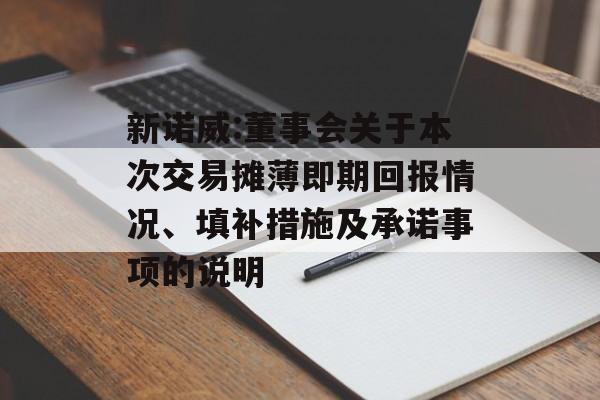 新诺威:董事会关于本次交易摊薄即期回报情况、填补措施及承诺事项的说明 新诺威:董事会关于本次交易摊薄即期回报情况、填补措施及承诺事项的说明